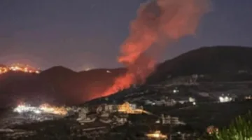إسرائيل تقوم بشن هجمات جوية مكثفة على لبنان