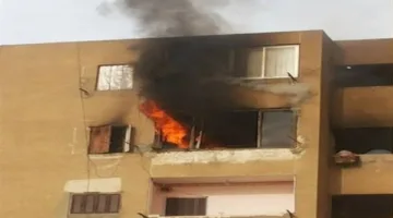 إطفاء حريق في شقة سكنية بعزبة النخل