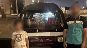 بعد انتشار مقطع فيديو للحدث.. القبض على طفل يقود سيارة في أكتوبر