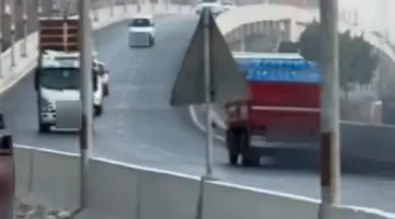 بعد عرض الفيديو.. إجراءات ضد سائق شاحنة في القليوبية