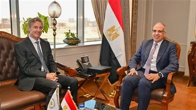 وزير الري يجتمع مع الممثل الدائم لبرنامج الأمم المتحدة الإنمائي في مصر