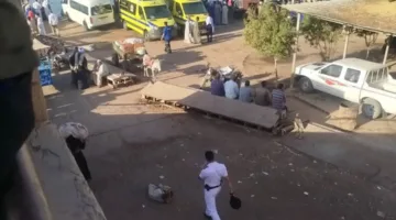 سيارة نقل مواشي تسقط من عبارة نهرية في قنا والجهات المعنية تبحث عن المفقودين.