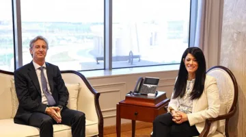 وزيرة التخطيط تعبر عن تقديرها للممثل المقيم لبرنامج الأمم المتحدة الإنمائي في مصر