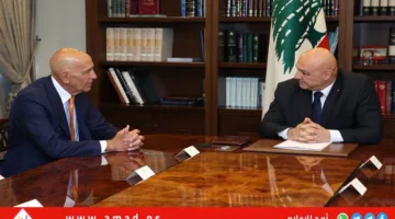 عون: الوحدة الوطنية للأراضي اللبنانية “راسخة… والجيش يحميها”