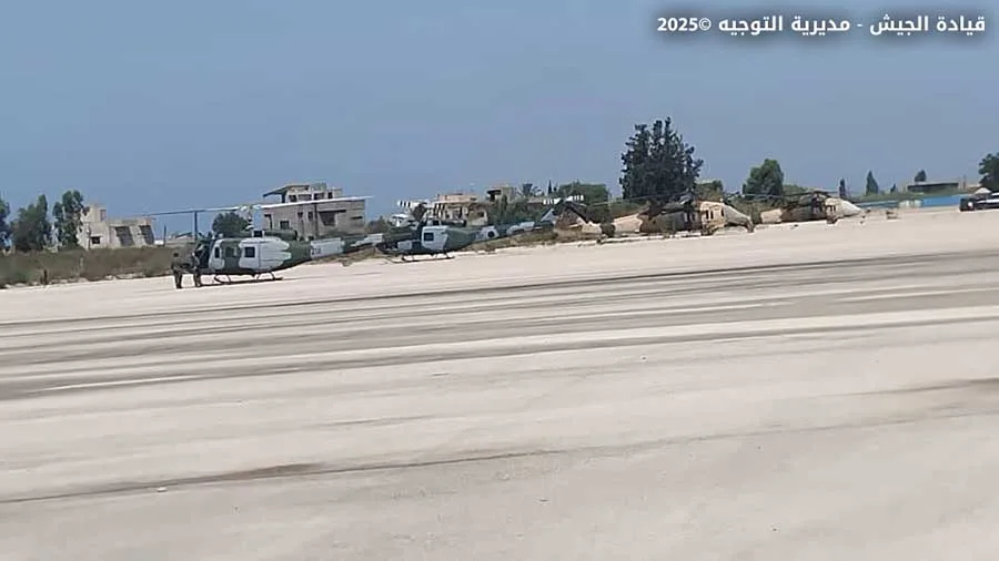 صور: الجيش اللبناني يساهم في إطفاء حرائق بريف اللاذقية