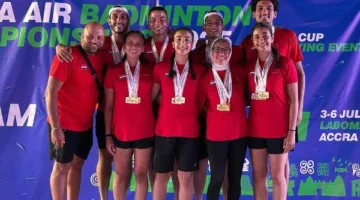 الفراعنة يحققون 7 ميداليات في بطولة إفريقيا للريشة الطائرة الهوائية في غانا