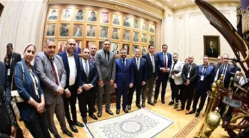 مجلس النواب يرحب بوفد أمانة العمل الجماهيري لحزب مستقبل وطن بقيادة المهندس أحمد أمين مسعود.. صور