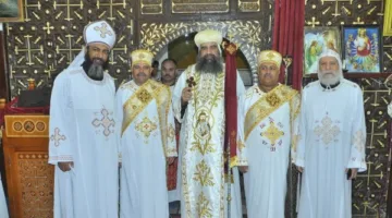 تنصيب ديكونين جدد في الفتح برئاسة الأنبا بيسنتي، أسقف الإيبارشية.