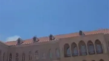 بـوصول براك إلى محادثات السلام… تحليق الطائرات المسيرة فوق السراي (فيديو)