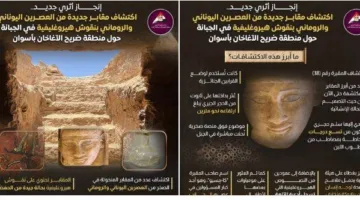 عاجل | بالإنفوجرافيك.. المقبرة المحيطة بضريح الأغاخان تكشف خفايا الفراعنة
