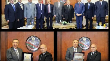 رئيس المحكمة الدستورية يثني على عمل النيابة الإدارية في محاربة الفساد.. صور