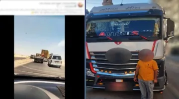 إغلاق الطرق.. القبض على سائق شاحنة ثقيلة في الجيزة