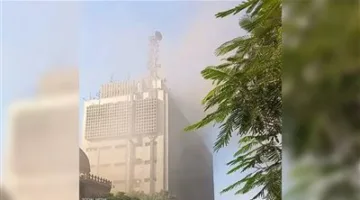 حريق ضخم في سنترال رمسيس يوقف خدمات الإنترنت والاتصالات المحمولة في القاهرة والجيزة