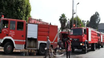 مسؤولو الشركة المصرية للاتصالات يتواجدون في موقع حريق سنترال رمسيس لمراقبة الوضع