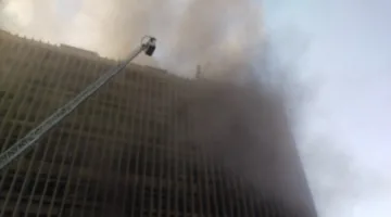 محافظ القاهرة: إنشاء لجنة هندسية لتقييم تأثير الحريق على مبنى سنترال رمسيس