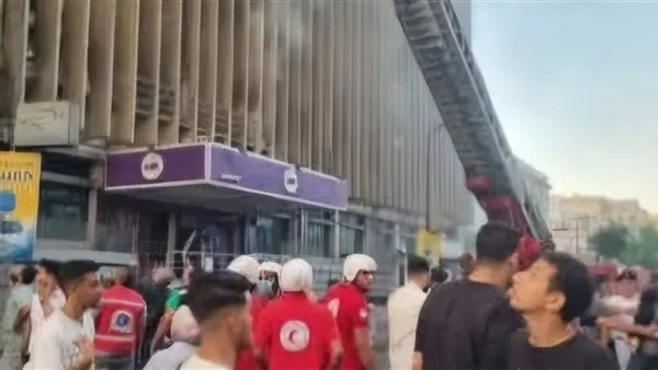 الهلال الأحمر المصري يُنشئ بنك دم في فرع رمسيس لمساندة ضحايا حريق السنترال
