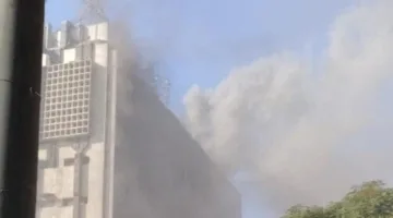 المصرية للاتصالات: العمل جارٍ لإخماد حريق سنترال رمسيس بتعاون رجال الدفاع المدني
