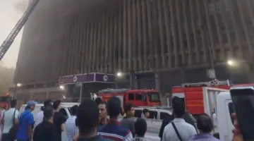 محافظة القاهرة: جميع الإصابات الناتجة عن حريق سنترال رمسيس تعود لحالات اختناق طفيفة