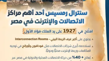 يعالج أكثر من 40% من حركة الاتصالات في مصر: ما الذي نعرفه عن مركز رمسيس؟