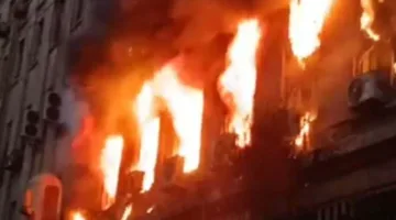 عاجل .. النيران تندلع مجددًا في مبنى سنترال رمسيس