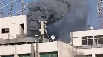 حروق واختناقات.. زيادة عدد المصابين في حريق سنترال رمسيس إلى 39 حالة