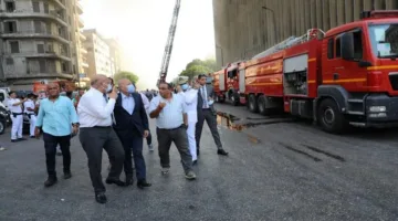 محافظ القاهرة: إنشاء لجنة هندسية لتقييم تأثير الحريق على مبنى سنترال رمسيس