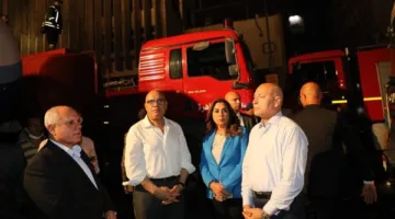 وزيرة التنمية المحلية تجري متابعة مع محافظ القاهرة بشأن جهود السيطرة على حريق سنترال رمسيس