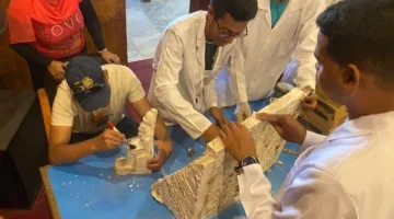 نموذج الصب: محاضرة في متحف التحنيط