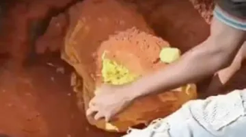شاب يكتشف صخرة كبيرة من الذهب.. والمغردون يعبرون عن شكوكهم