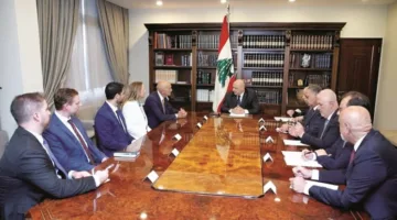 المبعوث الأمريكي يثني على رد لبنان فيما يتعلق بسلاح حزب الله