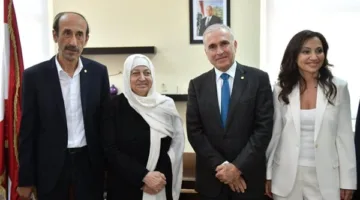 السيدة بهية الحريري تقوم بزيارة مركز اتحاد بلديات منطقة جزين في السرايا الحكومية.