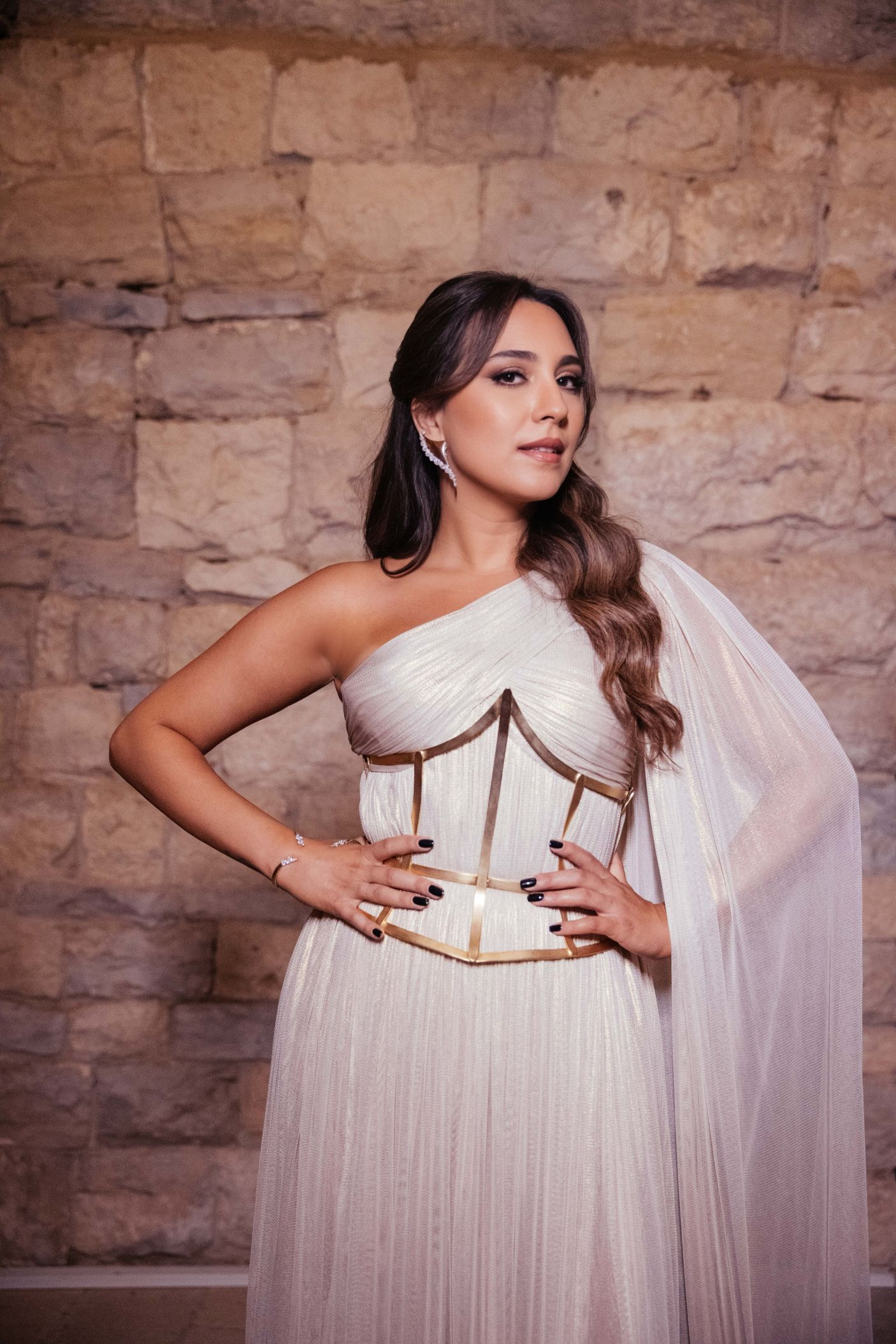 الفنانة اللبنانية ميساء قرعة، المرشّحة لجائزة 