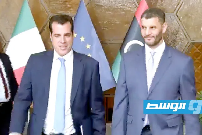 الطرابلسي يستقبل وفدًا من أوروبا لمناقشة قضية الهجرة الطرابلسي يستقبل وفدًا من أوروبا لمناقشة قضية الهجرة
