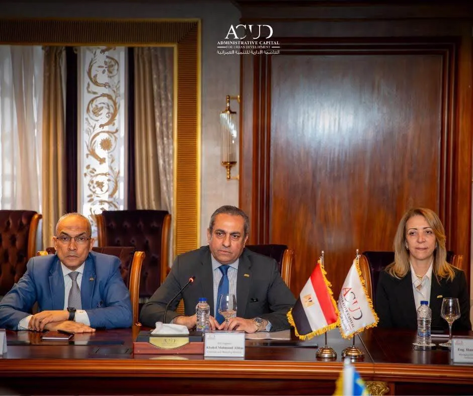 خالد عباس يستقبل نائب رئيس وزراء جمهورية الكونغو الديمقراطية لمناقشة التعاون في تطوير منطقة حضارية جديدة للعاصمة كينشاسا. خالد عباس يستقبل نائب رئيس وزراء جمهورية الكونغو الديمقراطية لمناقشة التعاون في تطوير منطقة حضارية جديدة للعاصمة كينشاسا.
