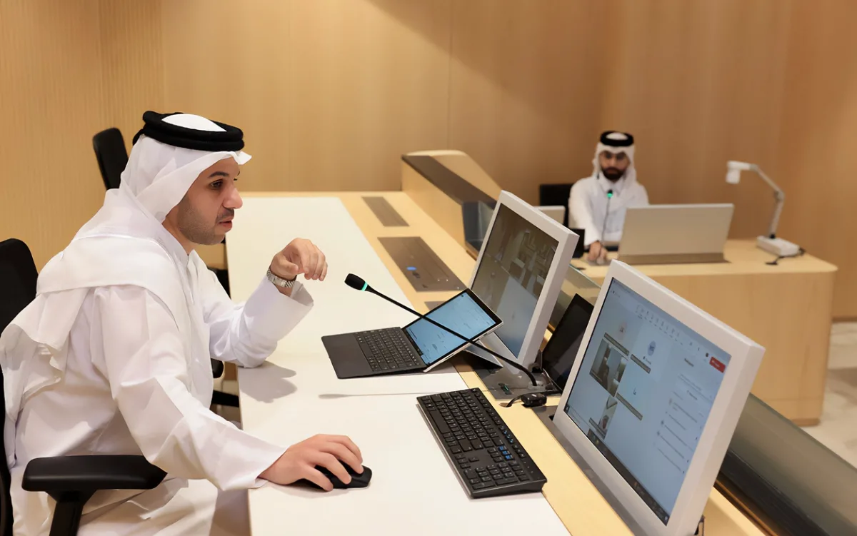 المحكمة الاقتصادية تبدأ أولى جلساتها الرقمية عبر المنصات الإلكترونية. المحكمة الاقتصادية تبدأ أولى جلساتها الرقمية عبر المنصات الإلكترونية.