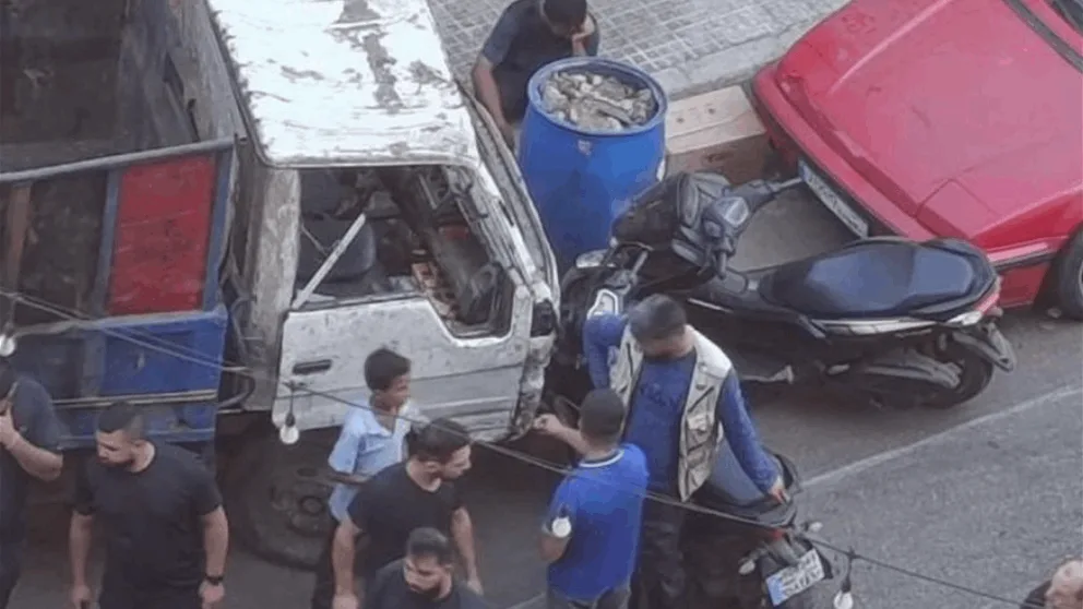 في بيروت.. شاحنة تصدم أشخاصاً! في بيروت.. شاحنة تصدم أشخاصاً!