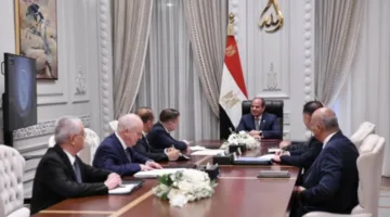 الرئيس السيسي يجتمع بالمدير العام للهيئة الروسية للطاقة النووية