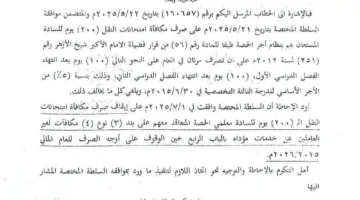 وقف صرف مكافأة العاملين بالحصة في الأزهر حتى إشعار آخر