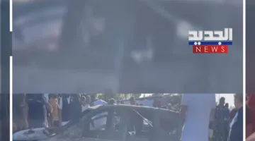 السيارة المعنية في منطقة العيرونية (فيديو)