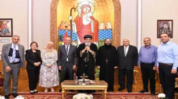رئيس البنك الزراعي يناقش مع البابا تواضروس الثاني سبل تعزيز التعاون وتوسيع التمويل لمشاريع الأديرة