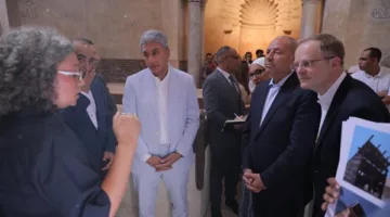 وزير السياحة والآثار ومحافظ القاهرة يطلقان قبتي يحيى الشبيه وصفي الدين جوهر بعد اكتمال مشروع ترميمهما.