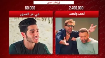 أحمد وأحمد يحققان 2.5 مليون بينما “في عز الضهر” يكتفي بـ 50 ألف فقط