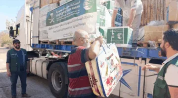 سلمان للإغاثة تقدم مساعدات لـ500 أسرة متأثرة بالحرائق في ريف اللاذقية بسوريا