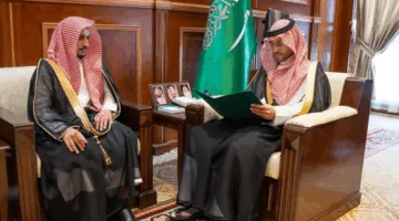 نائب أمير حائل يلتقي برئيس محكمة الأحوال الشخصية في المنطقة