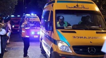 سائق وعشرة عمال يصابون في حادث انقلاب سيارة ربع نقل بالبدرشين