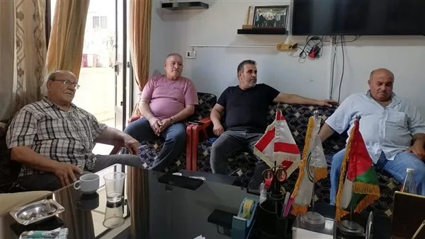 اجتماع دوري لقيادة العمل اليومي في اتحاد نقابات عمال فلسطين – فرع لبنان في مدينة صيدا