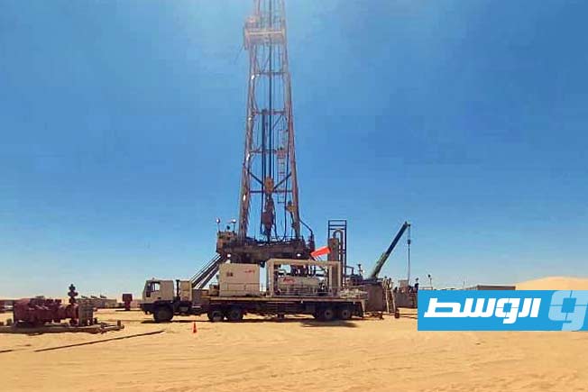 بئر نفط في حقل زلطن، 8 يوليو 2025. (مؤسسة النفط)