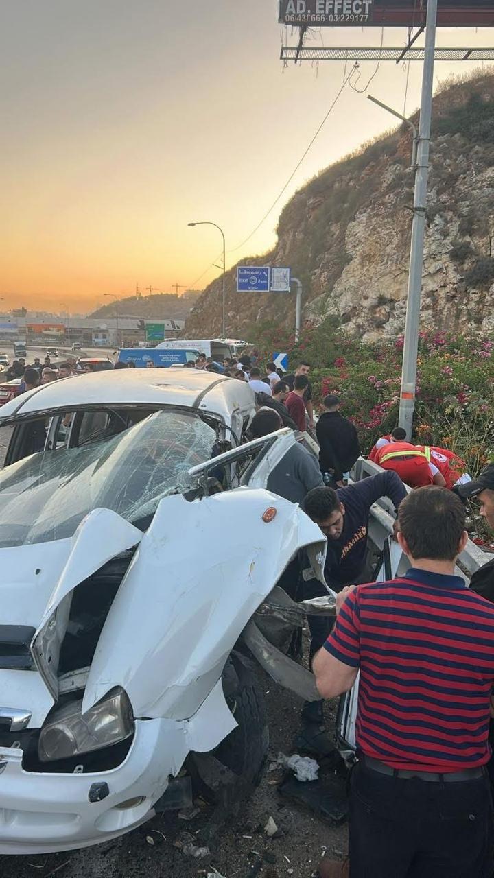 حادث على اوتوستراد البالما (النهار)