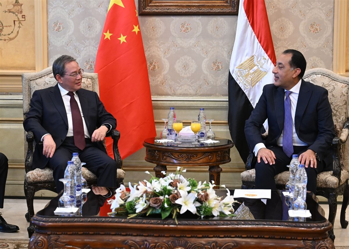 <strong>مدبولي يستقبل رئيس مجلس الدولة الصيني</strong>