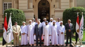 رئيس مجلس الدولة يستقبل وفدًا قضائيًا من سلطنة عمان لمناقشة جهود الرقمنة.